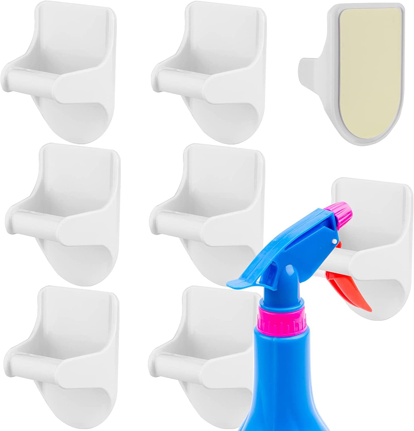 Adhesive Spray Bottle Holder Wall Mount Hooks For Hanging - Temu