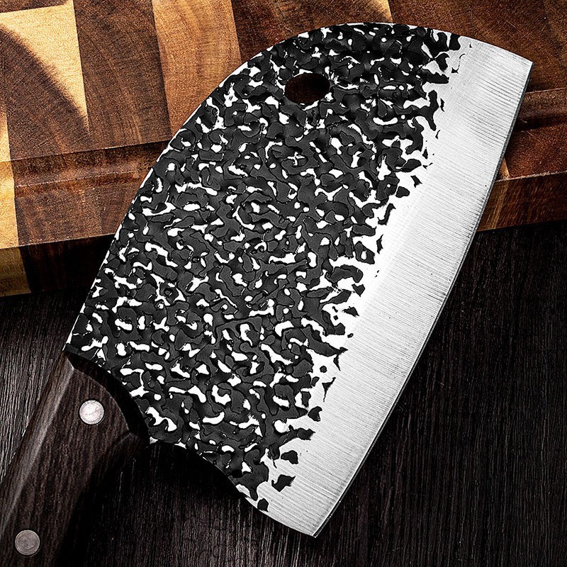 Hammer Pattern Fish Head Knife Household Sharp Meat Cutting Knife