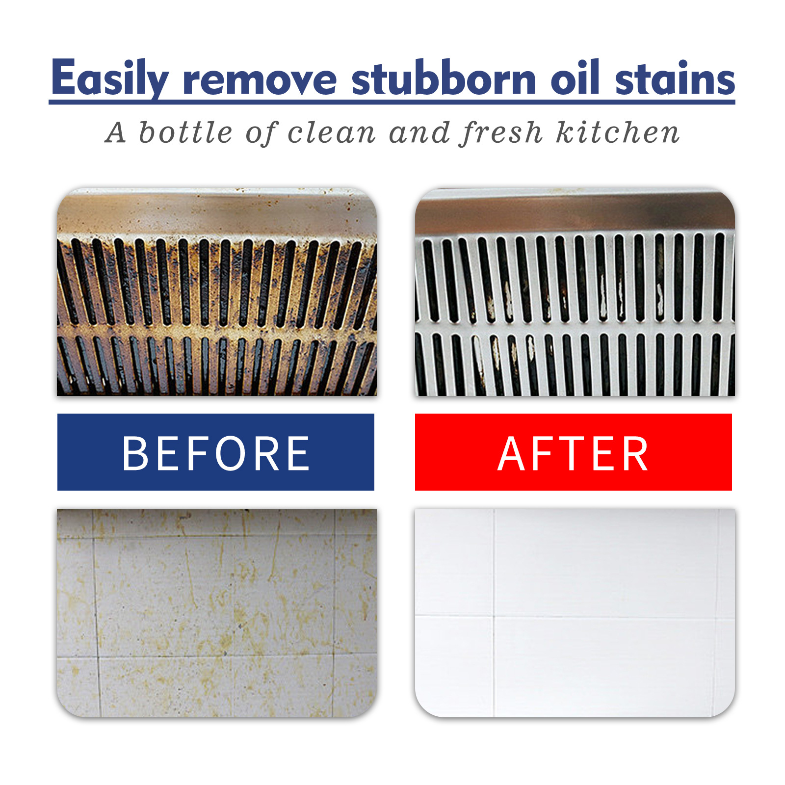 Kitchen Heavy Cleaning Powder - Stove Rust Dirt Cleaner