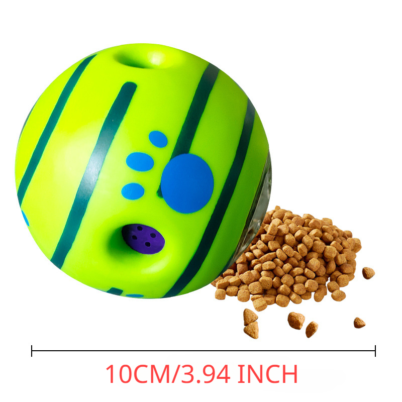 Wobble Giggle Dog Treat Ball,Interactive Dog Toys Ball,Dog Dispensing Treat  Toys Ball,Dog Puzzle Treat Toys,Dog Squeaky Toys for Chewers,Durable