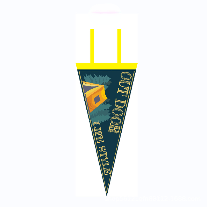 Outdoor Camp Flag Pennant Triangular Bunting Picnic Home Party Tent Flag