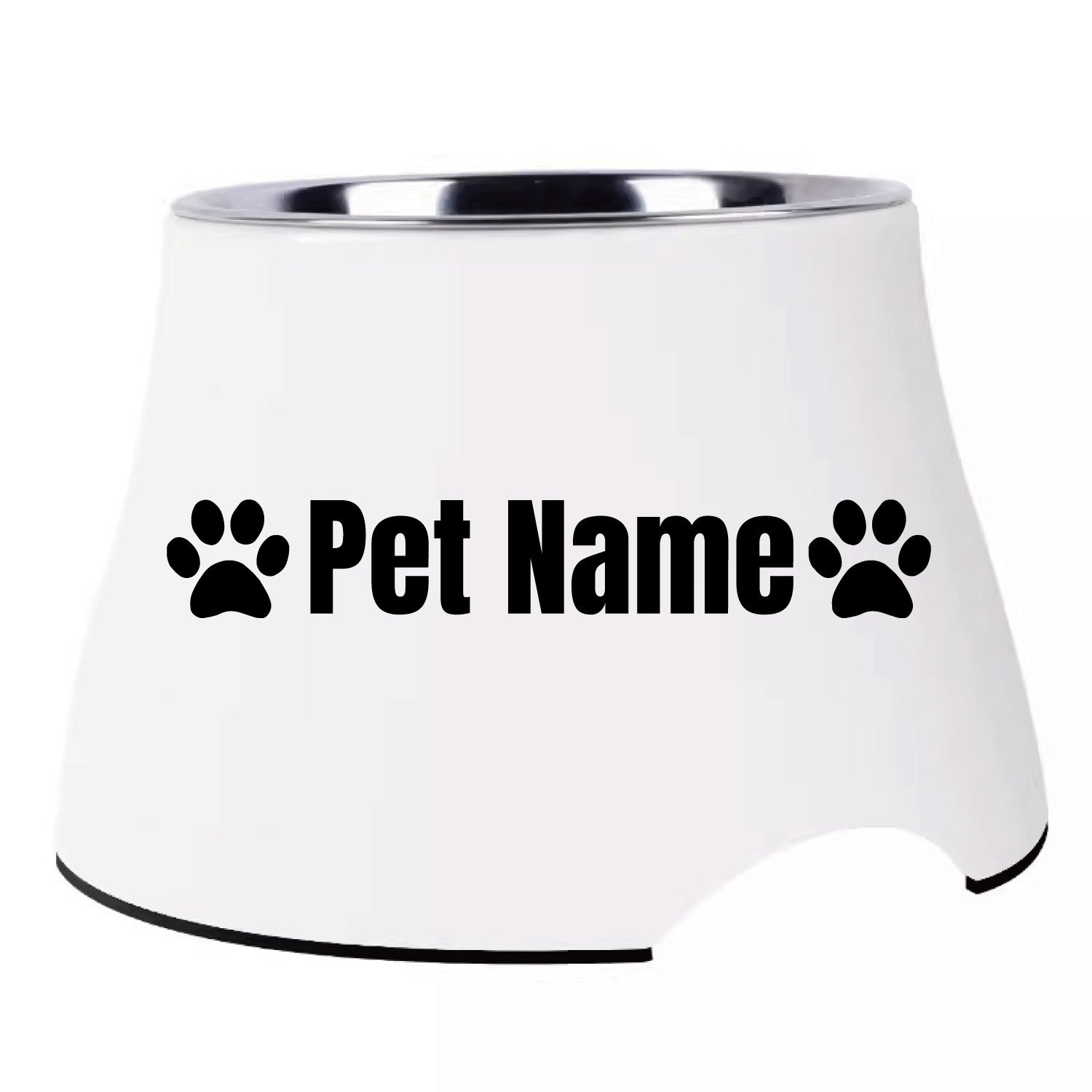 Black And White Dog Bowl  Black and white dog, Dog bowls, White dogs