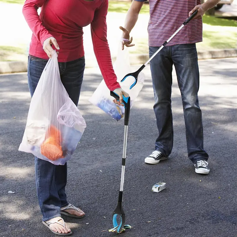 effortless trash pick up tool foldable grabber for elderly garden nabber for litter picker details 6