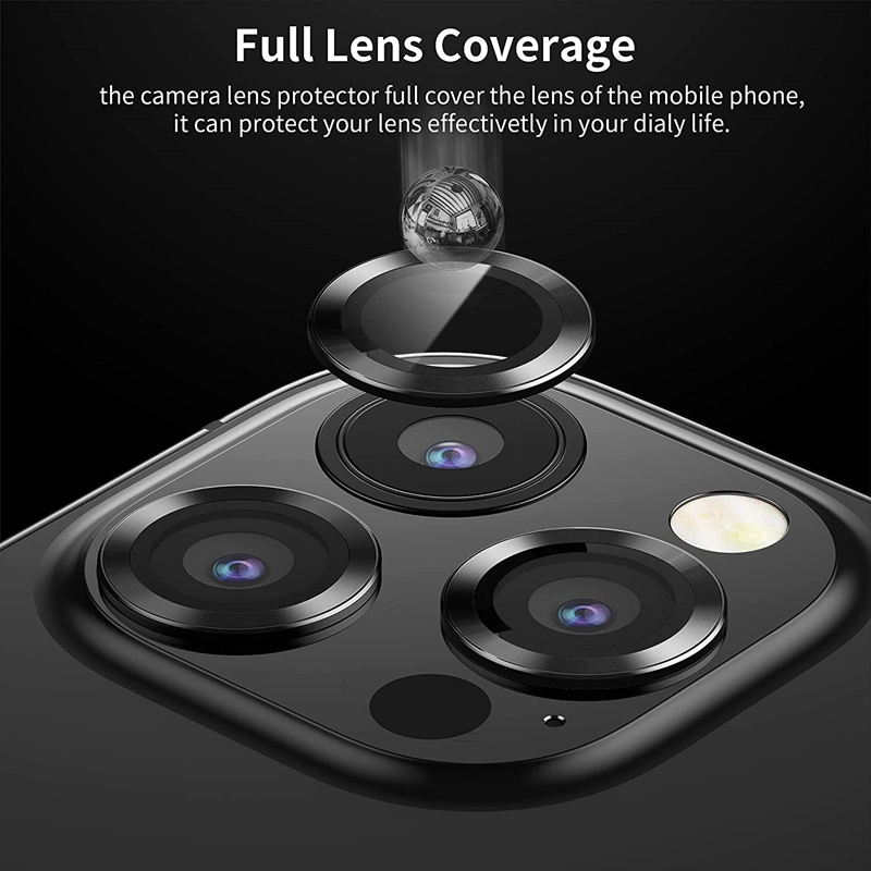 Protector de cámara colorido con diamantes de imitación – Protector de  lente de cámara para iPhone 13 Pro, iPhone 13 Pro Max, máxima protección  para