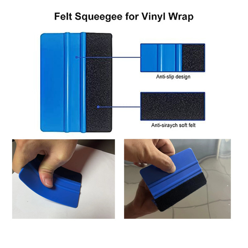 auto film squeegee blue plastic soft