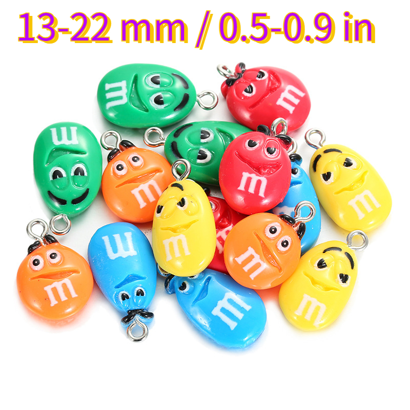 10pcs/Pack New Mini Cute Animals Resin Charms For Earring Key
