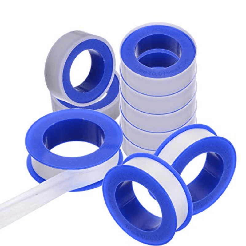 Pack of 10) Plumbing Teflon Tape PTFE for Water Pipe Sealing