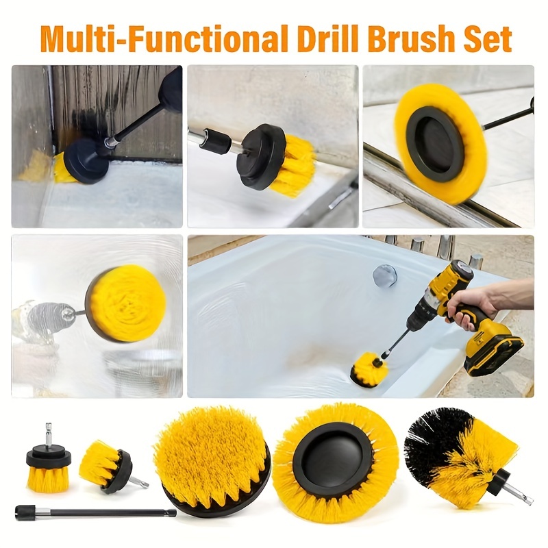 HOME :: Home Cleaning Supplies :: 3 in 1 Multi-Functional Crevice Cleaning  Brush - Yellow 