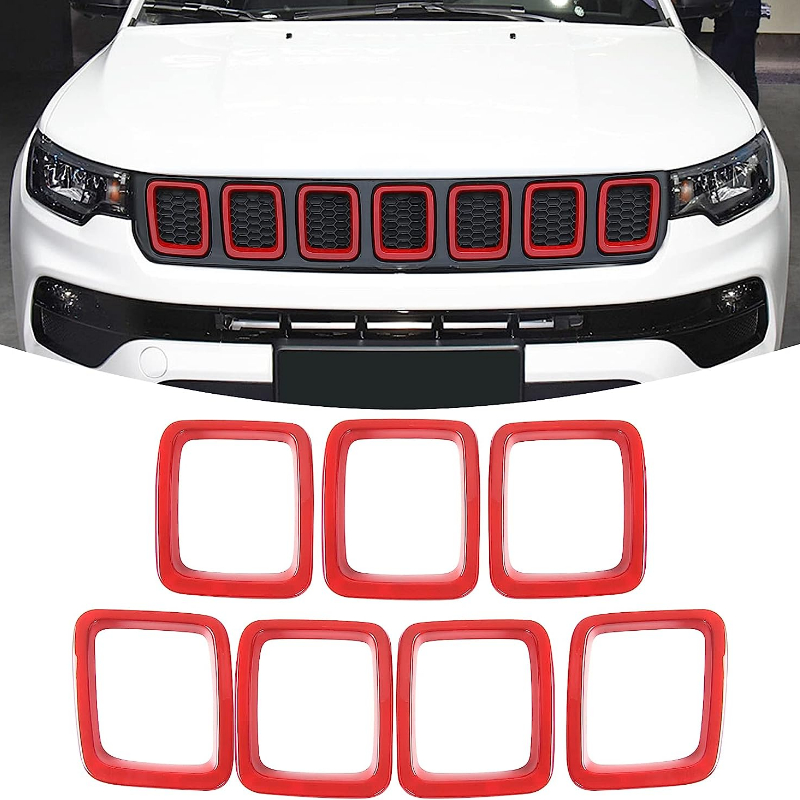  Aramox Front Grille Insert, 7pcs ABS Front Grille