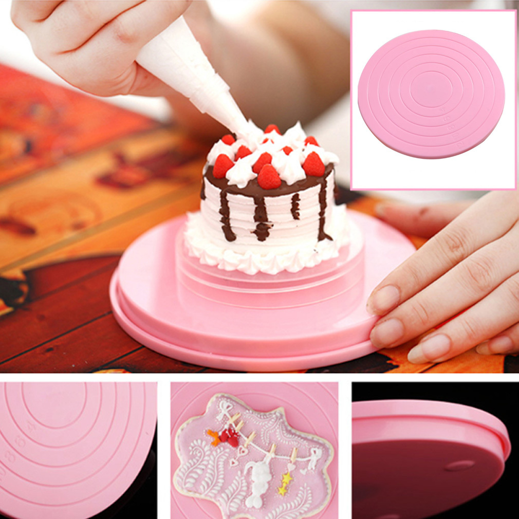 Cake Turntable Set Cake Decorating Turntable Cream - Temu