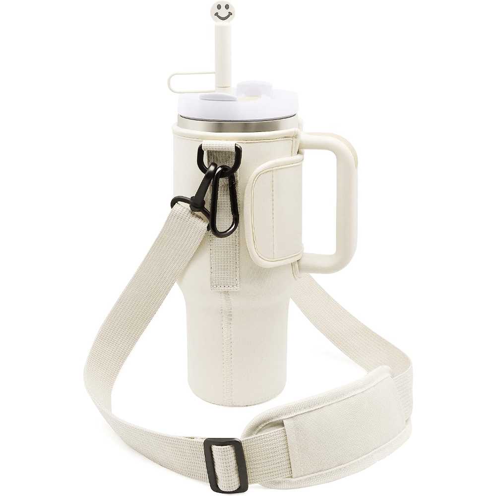 Water Bottle Holder With Strap Pouch And Handle Fits For Stanley Quencher  40 Oz