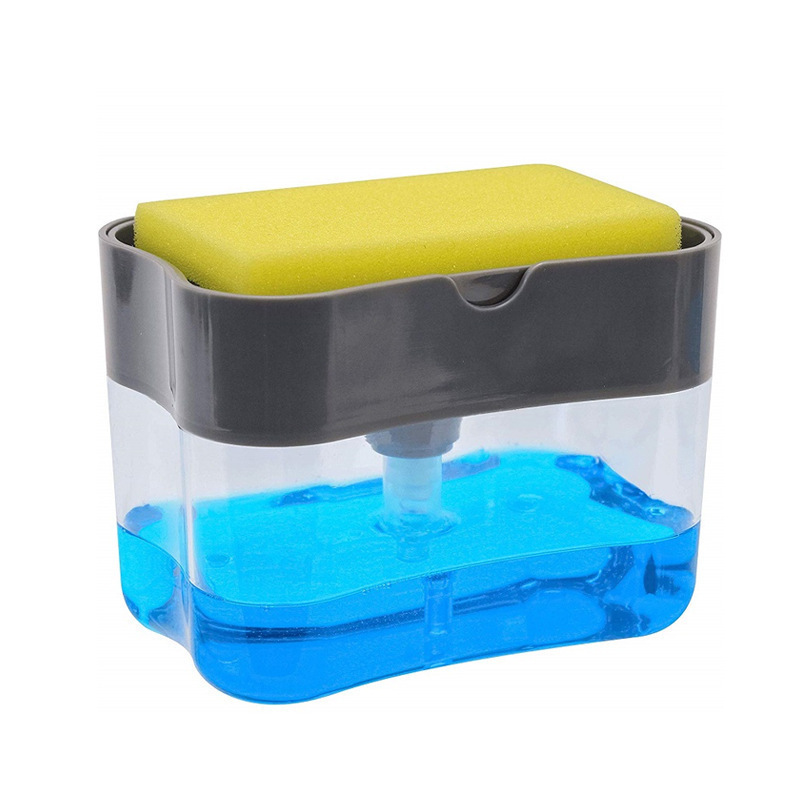 Kitchen Soap Dispenser With Cleaning Sponge 1 Soap Pump - Temu