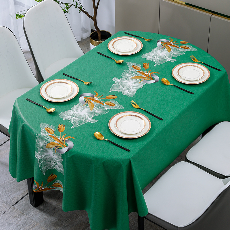  LBCASA Mantel impermeable para mesa de comedor, color verde  oliva sólido, para cocina, fiesta, decoración de mesa al aire libre, mantel  cuadrado de 54 x 54 pulgadas, color puro : Hogar