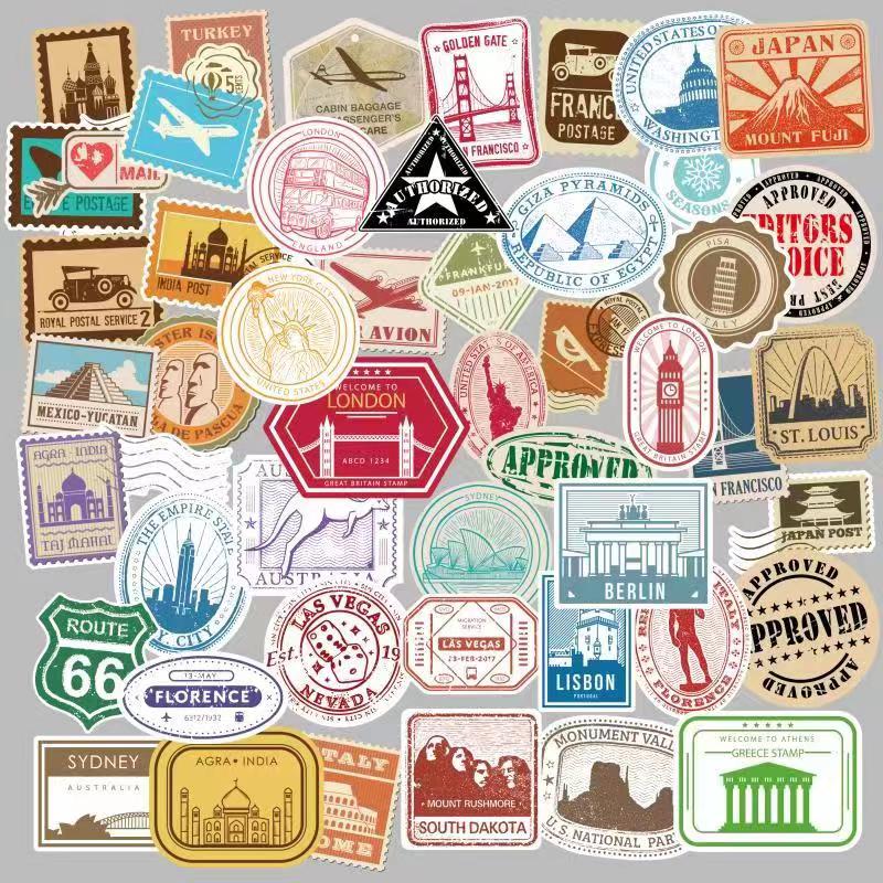 50pcs Vintage Stickers For Stationery Computer Laptop Adesivos Craft  Supplies Scrapbooking Material Custom Retro 90s Stickers