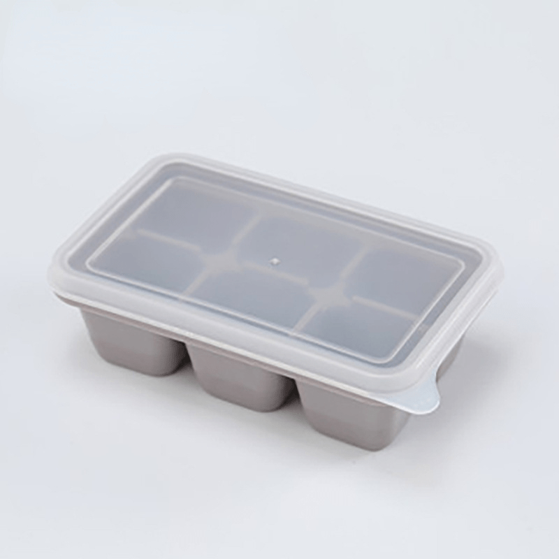 Ice Cube Tray With Lid Refrigerator Silicone Ice Cube Mold 6 - Temu