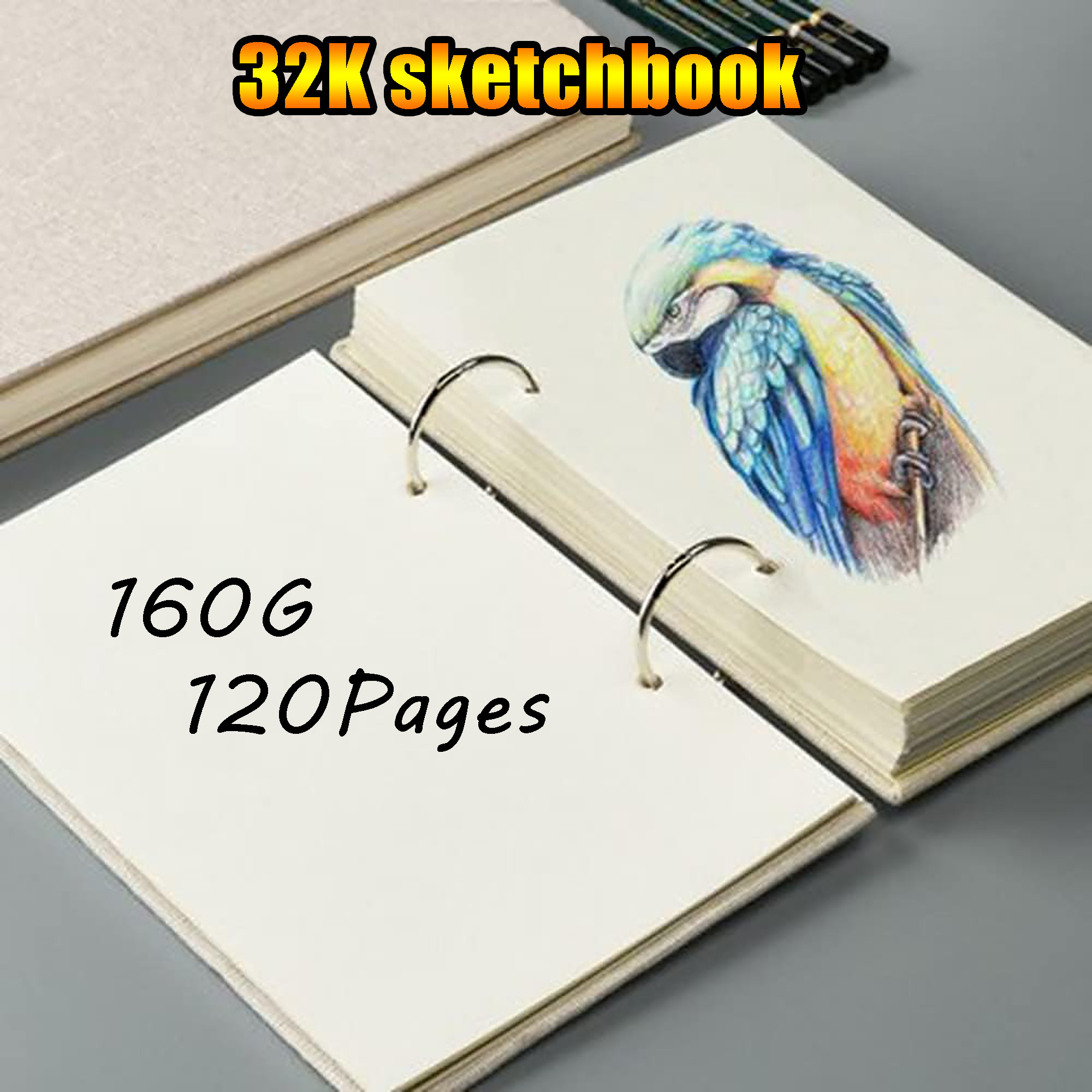 A6 Sketch Book: 160gsm Hardback Sketchbook For Kids - Temu