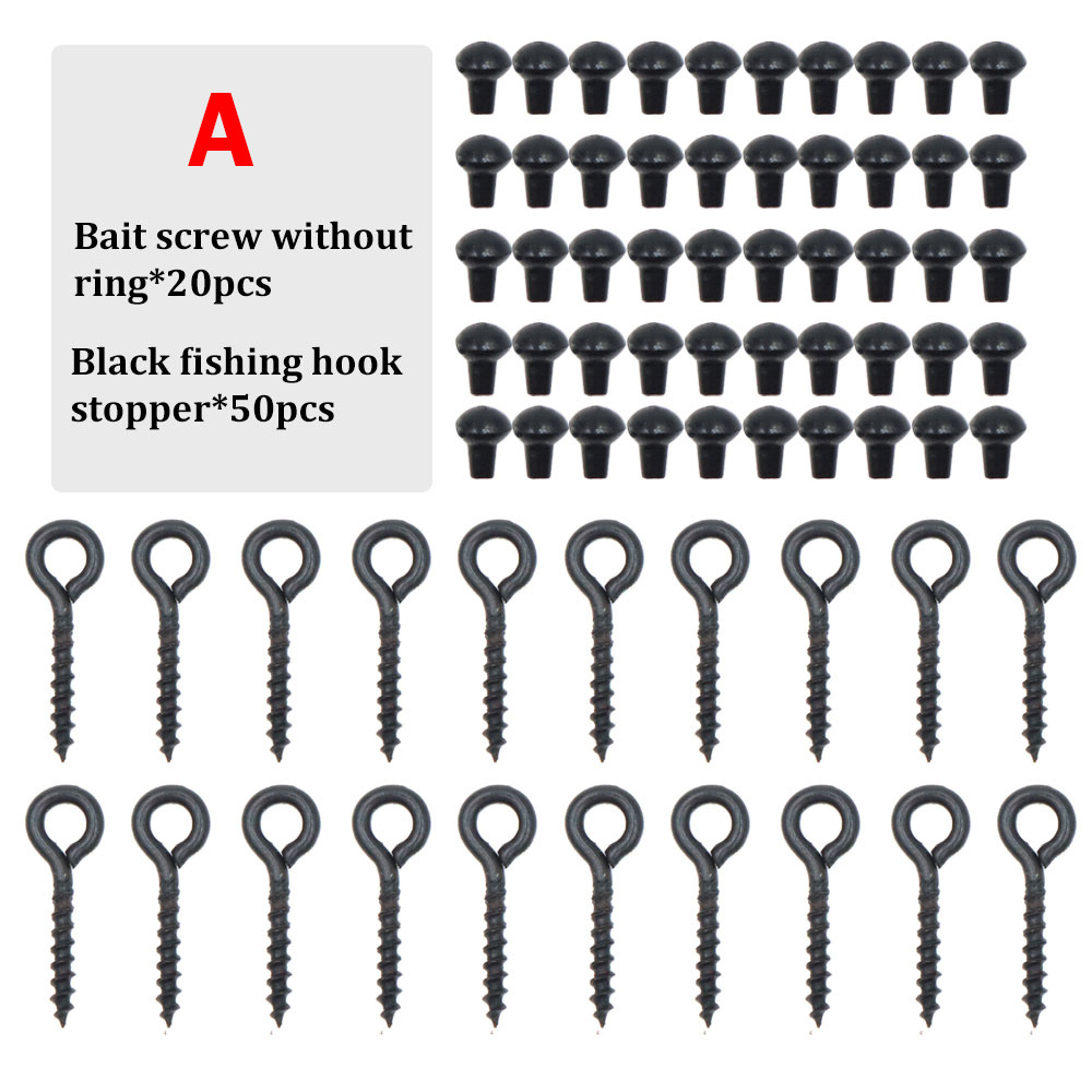 Metal Fishing Hook Bait Screw Stopper Spinner Rig Boilies - Temu