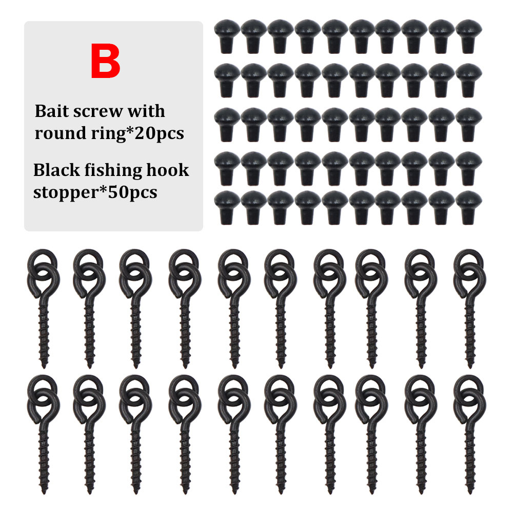 Fish Hook Stoper Fishing Hook Beads Fishing Accessories Fishing Bait Screws