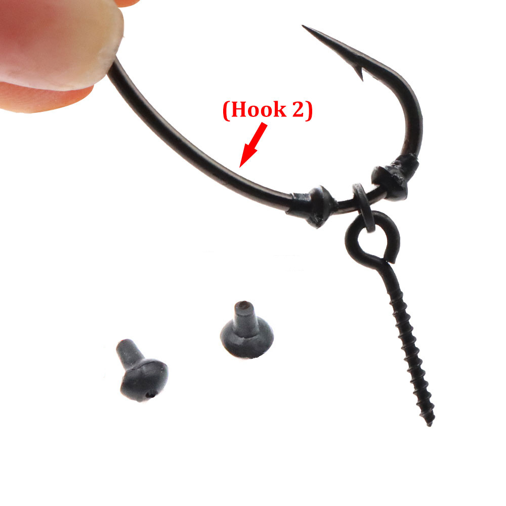 Fish Hook Stoper Fishing Bait Screws Fishing Hook Beads Fishing  Accessories;