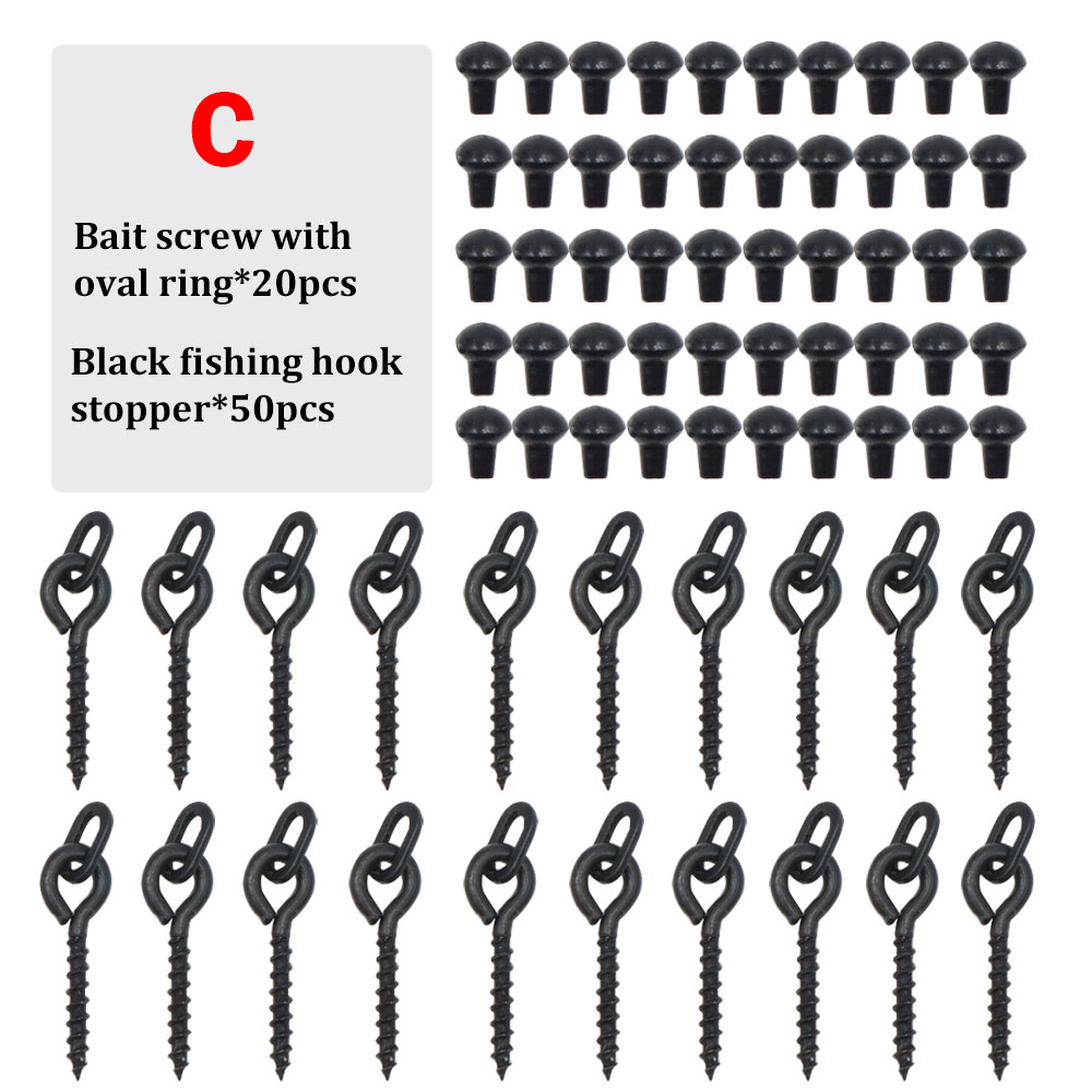 Metal Fishing Hook Bait Screw Stopper Spinner Rig Boilies - Temu Canada