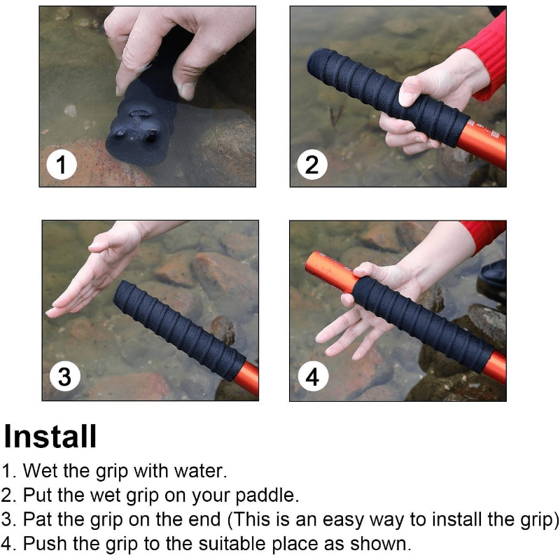 Non slip Kayak Paddle Grips Dismountable Silicone Grips - Temu