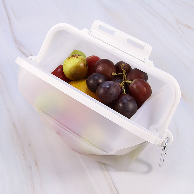 Large Capacity Food Fresh-keeping Storage Bags With Lids