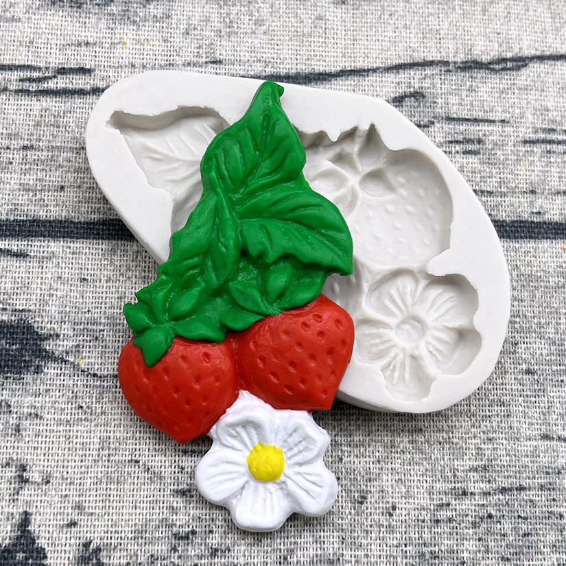 Strawberry Baking Silicone Mold Silicone Handmade Candy Strawberry
