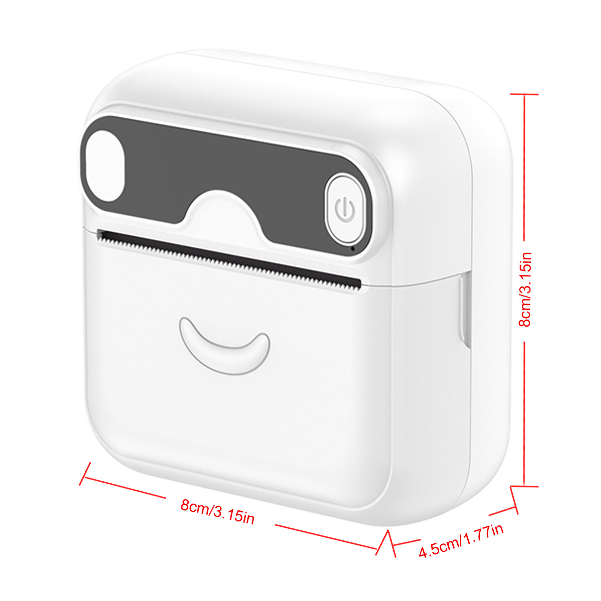  Memoqueen Mini impresora térmica M04AS Impresora portátil de  adhesivos impresora inalámbrica Bluetooth para iPhone, compatible con papel  de 15/53/80/4.331 in, compatible con iOS y Android, ideal para : Productos  de Oficina