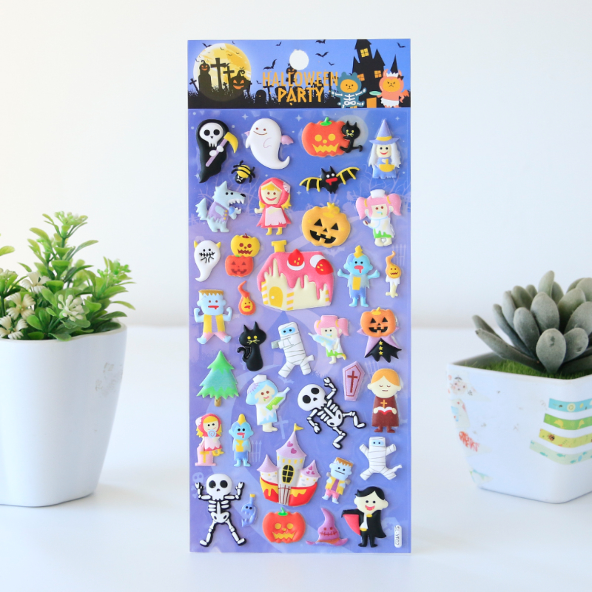 Spooktacular Halloween 3d Bubble Stickers - Perfect For Diy Projects,  School Supplies, And Gifts! - Temu