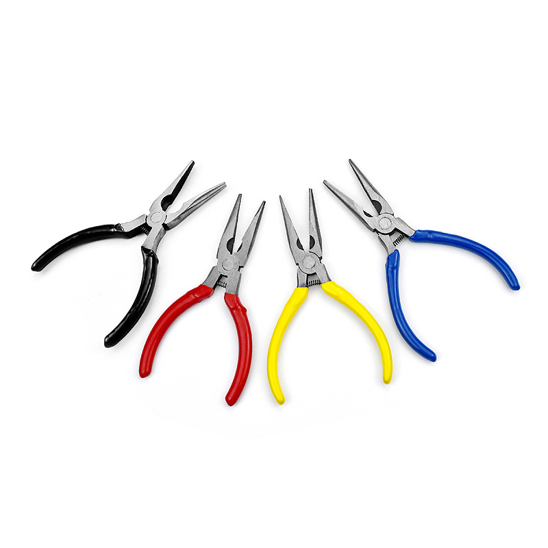  Jewelry Pliers, BicycleStore 8 Pcs Multi-Use Jewelry Making Set  with Case Portable Mini DIY Jewelry Making Tools Kit with Long Bent Round  Needle Flat Nose Diagonal End Cutter for Beading Repair 
