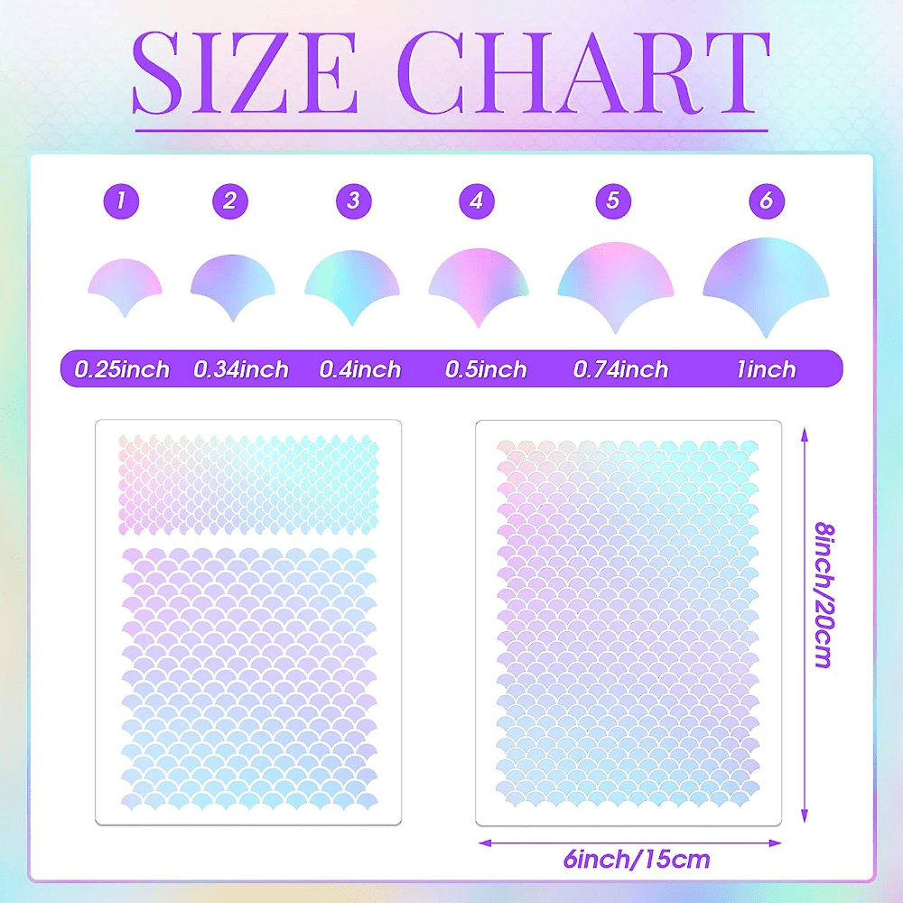 Mermaid Makeup Mermaid Scale Stencil Airbrush Stencils Large Plastic Dragon  Reusable Fish Scales Animal Print Templates Kit for Women Girls Body Art