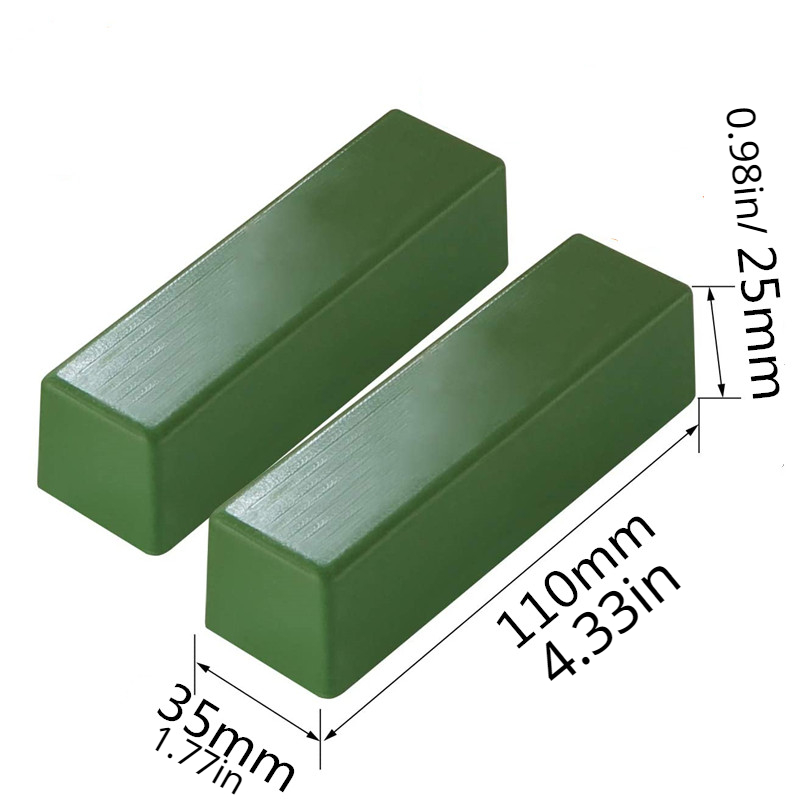 6Pcs DIY Compound Green Polishing Paste Abrasive Metals Polishing