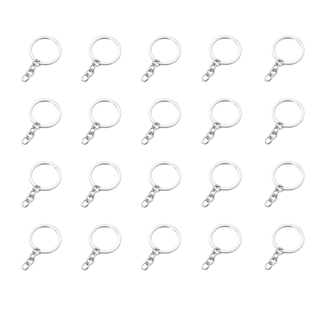 Durable Stainless Steel Key Ring Keychain Convenient Hole - Temu