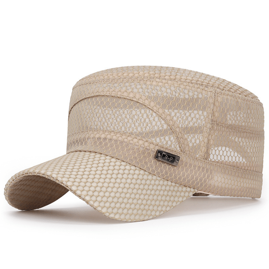 Breathable Mesh Hat For Unisex Adjustable Full Flat Top For Summer