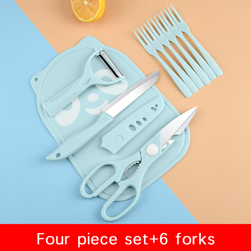 Kitchen Set With Mini Camping Plastic Cutting Board Knife - Temu