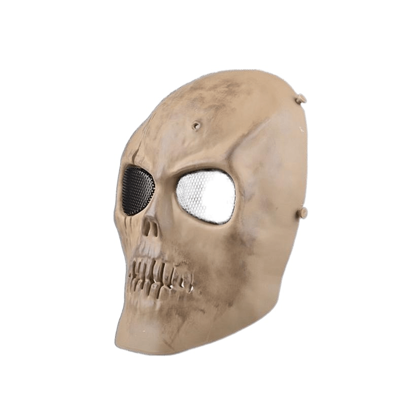 1pc Maschera Di Armatura Per Il Viso Intero Spaventosa Di Halloween,  Maschera Tattica Per Airsoft E Paintball A Tema Scheletro - Temu Italy