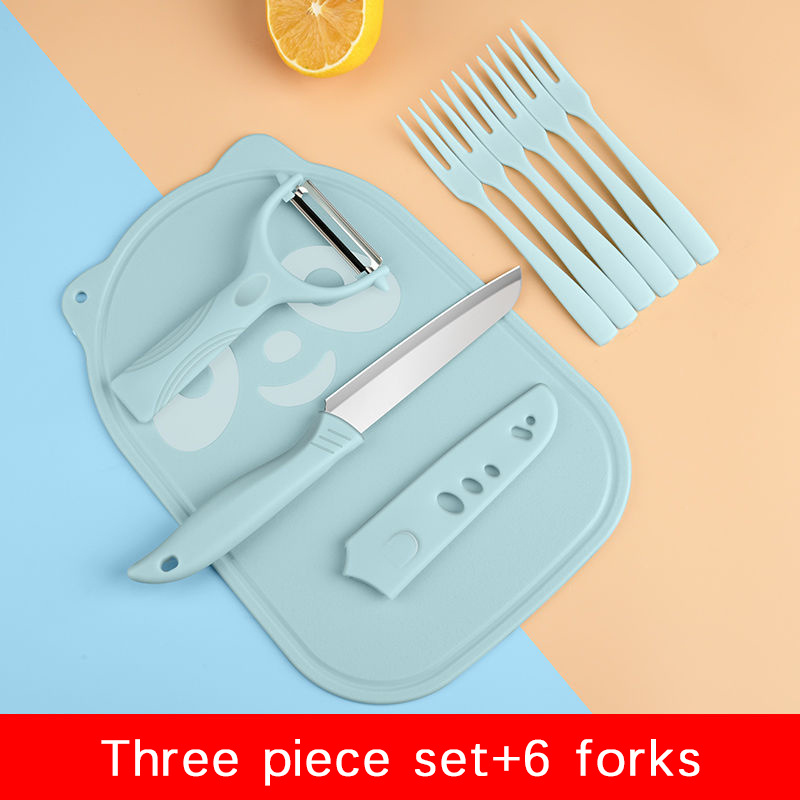 12Pc Fruit Knife and Fork Set- Orange: Flatware