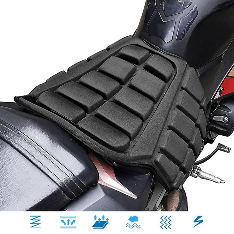 Motorcycle Shock Absorbing Cushion Motorcycle Seat Cover - Temu