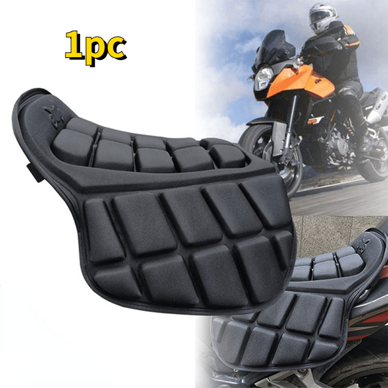 Motorcycle Seat Cushion Breathable Shockproof Seat Cushion Soft Motorbike  Saddle Motorbike Accessories for Summer Riding Cycling
