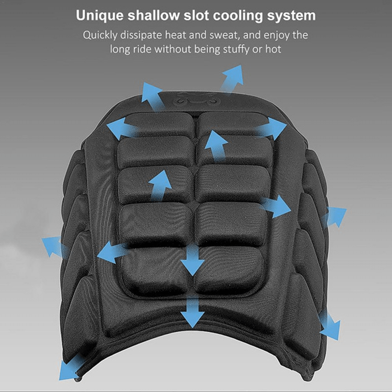 Motorcycle Shock Absorbing Cushion Motorcycle Seat Cover - Temu