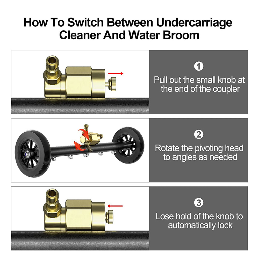 16 18 24 Pressure Washer Undercarriage Surface Cleaner Water