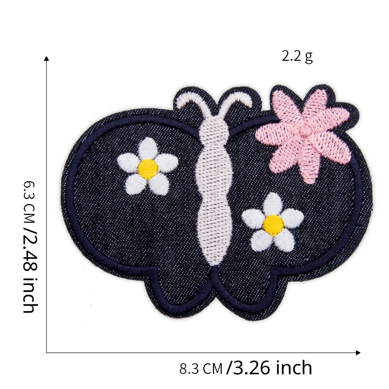  12Pcs Colorful Love Heart Iron on Patches Chenille Decorative  Sew on Embroidered Patches Appliques 2.75inch Heart DIY Arts Crafts  Decoration Embroidered Patches for Clothing Jeans Caps Bags Repair : Arts