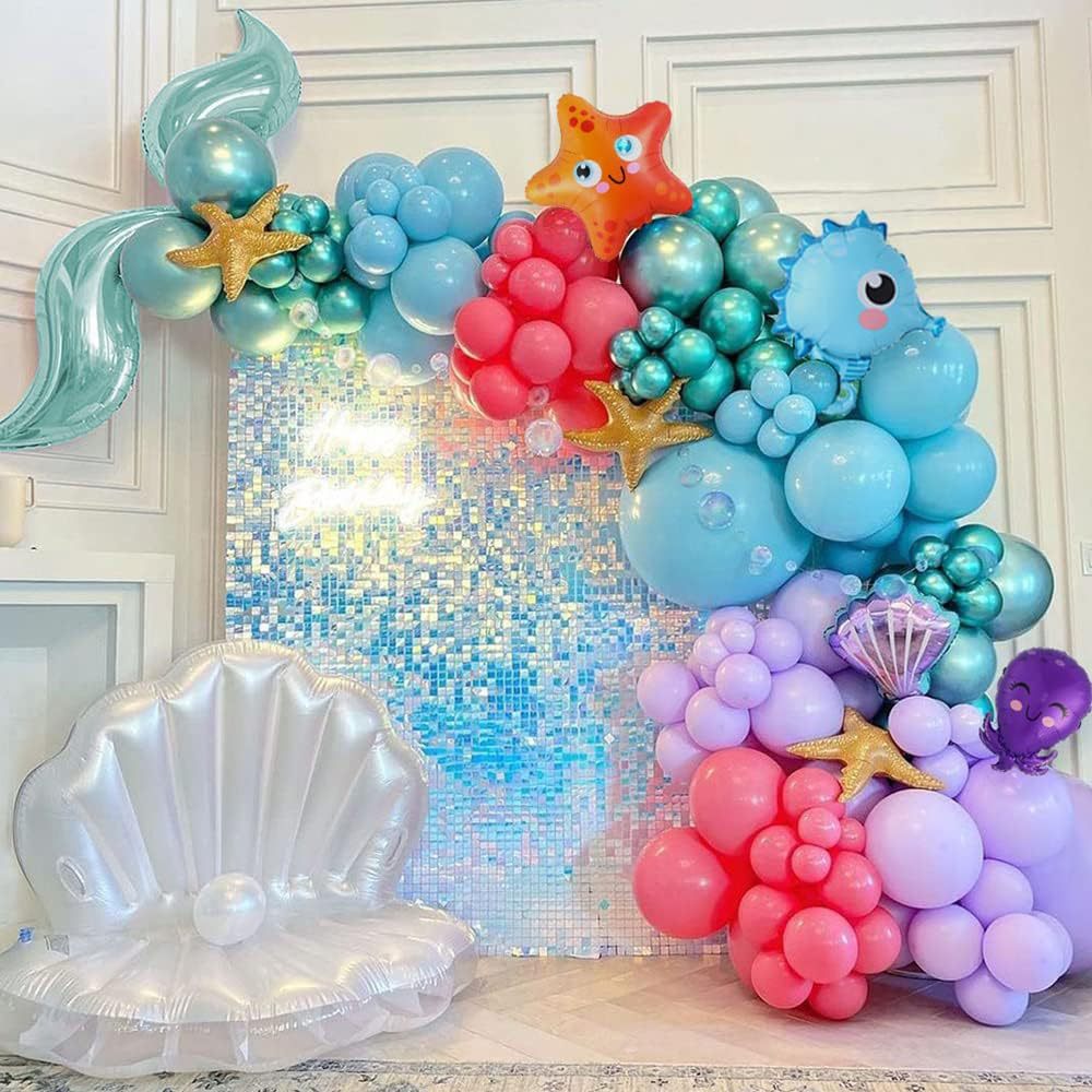 2Pcs Under the Sea Felt 3D Coral Starfish Seaweed Seahorse Party Table  Ornaments Ocean Mermaid Theme Birthday Party Decorations - AliExpress