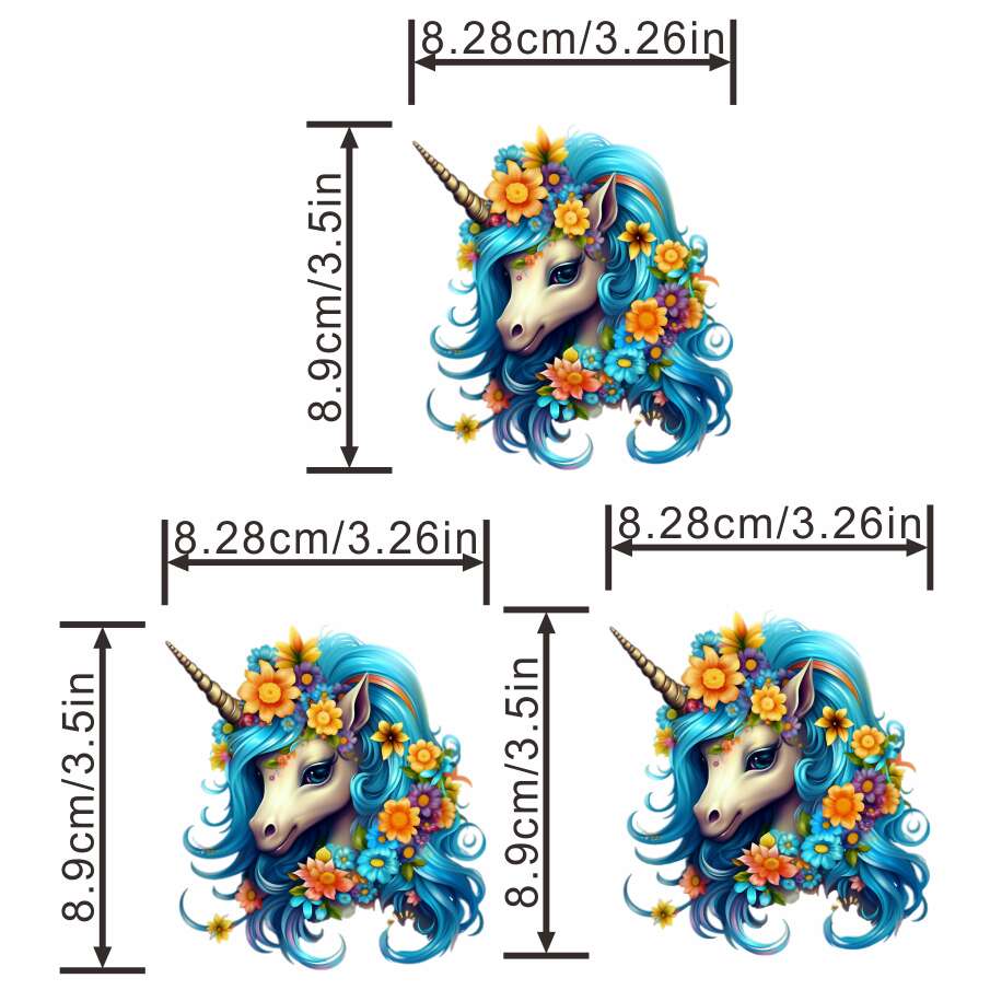 Magical Unicorn Iron on Patch For Diy Clothing T shirts - Temu