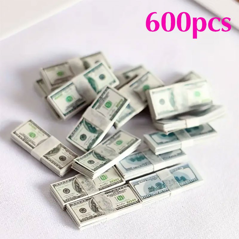 Conjunto 100 Piezas Mini Billetes $100 Creativos Juguete - Temu
