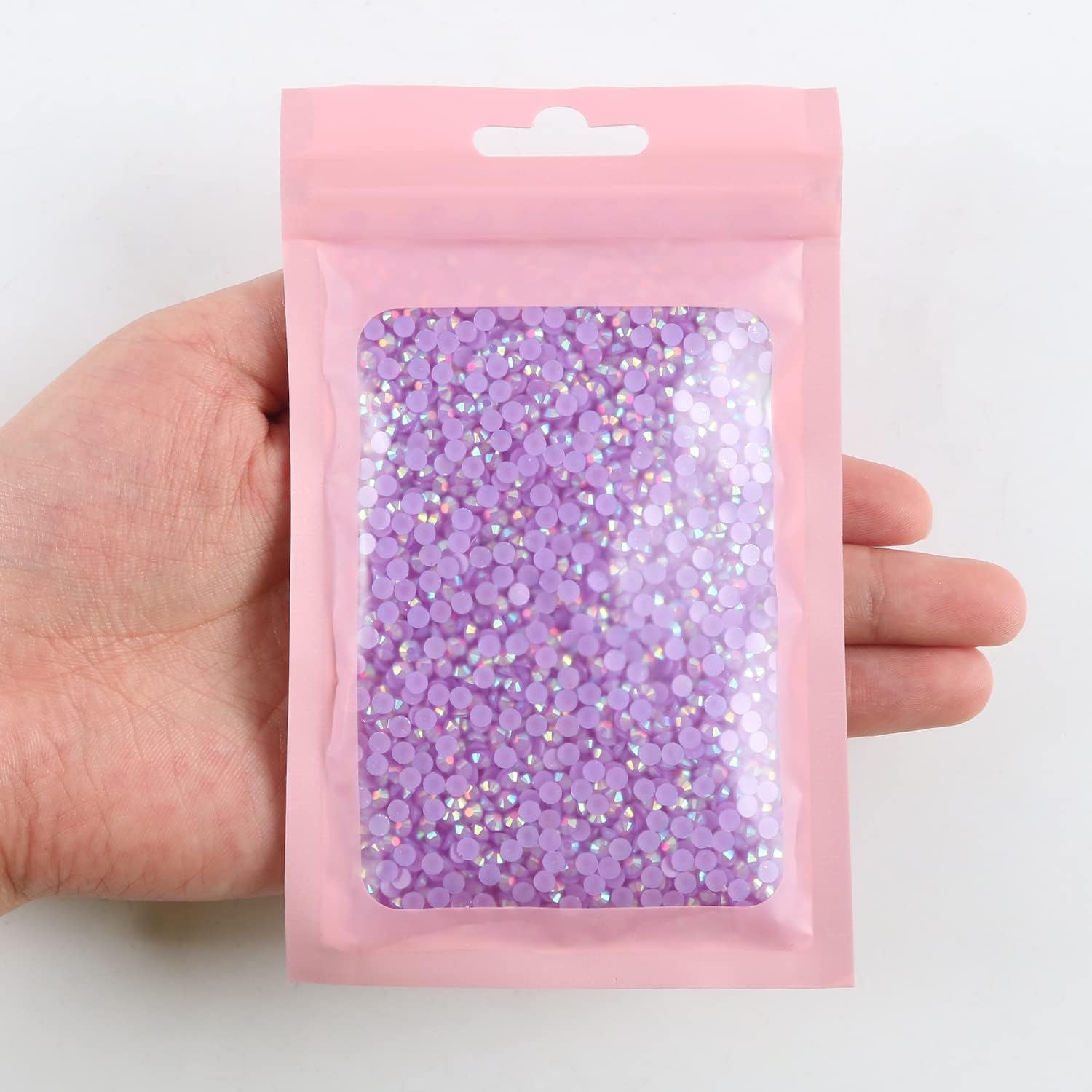 Purple Ab Jelly Flat Back Resin Rhinestones For Nail Art - Temu