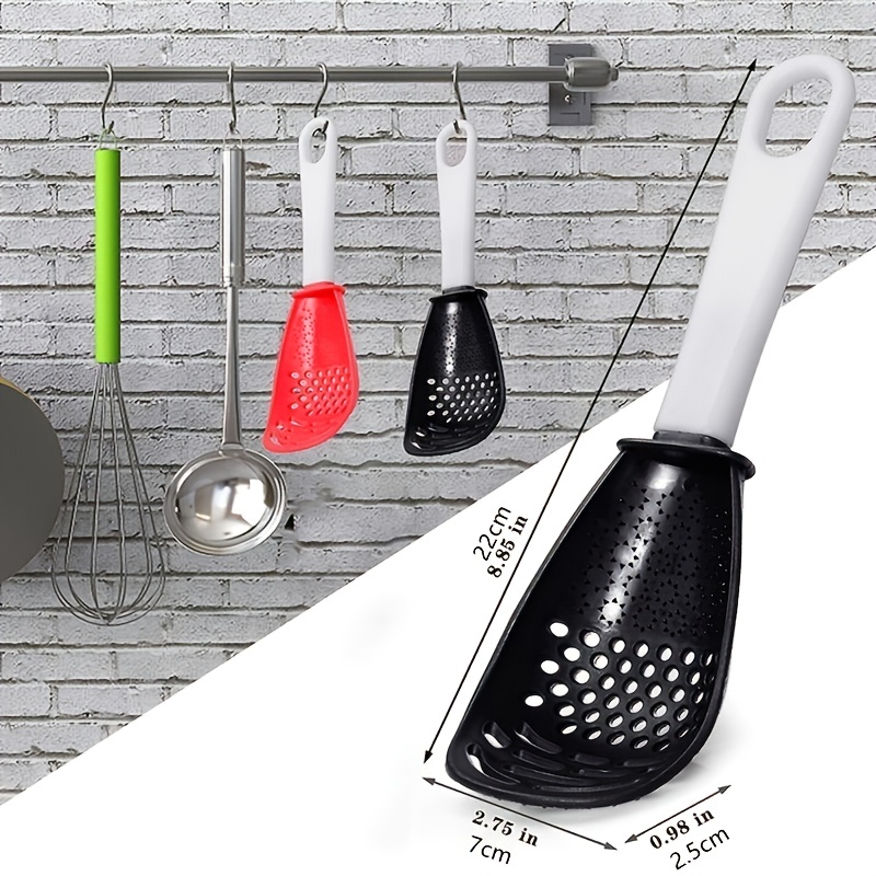 1pc Cooking Spoon Colander Strainer For Draining Mashing