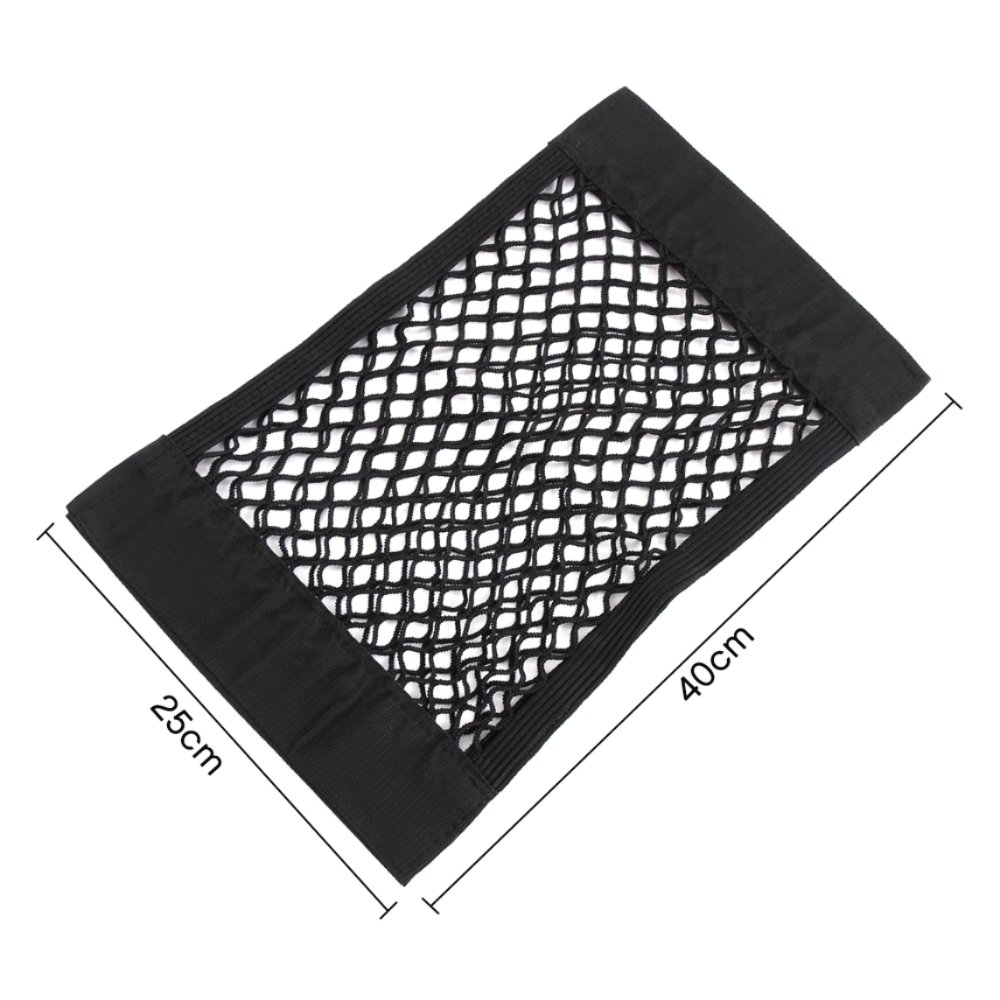 Filet de Rangement de Coffre Velcro Noir Filet de Rangement