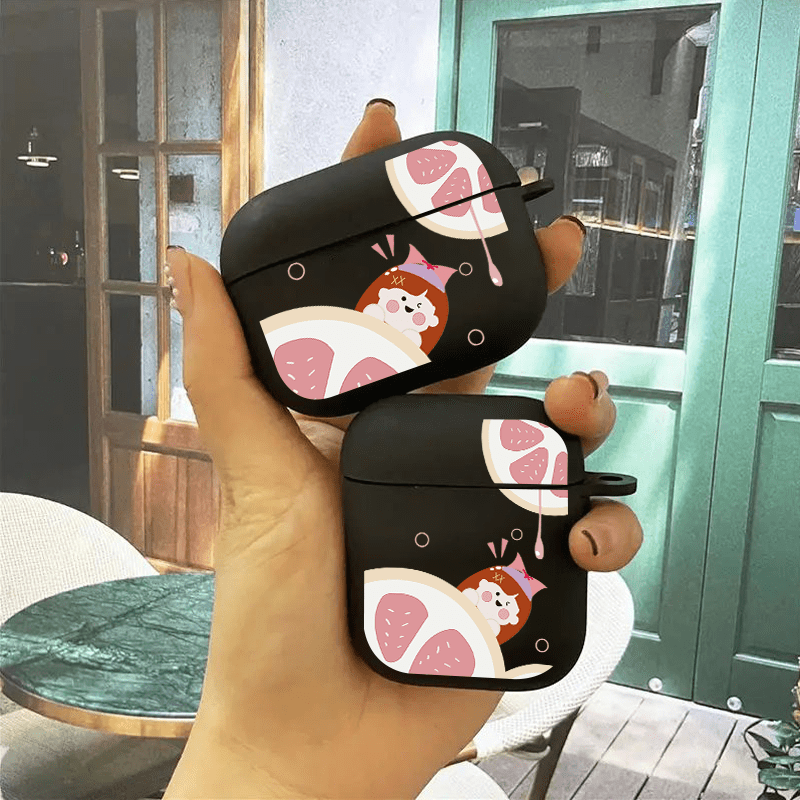 Cute Cartoon Silicone Cases For Airpods 1 2 Protective Wireless Earphone  Charging Cover For Airpods Case