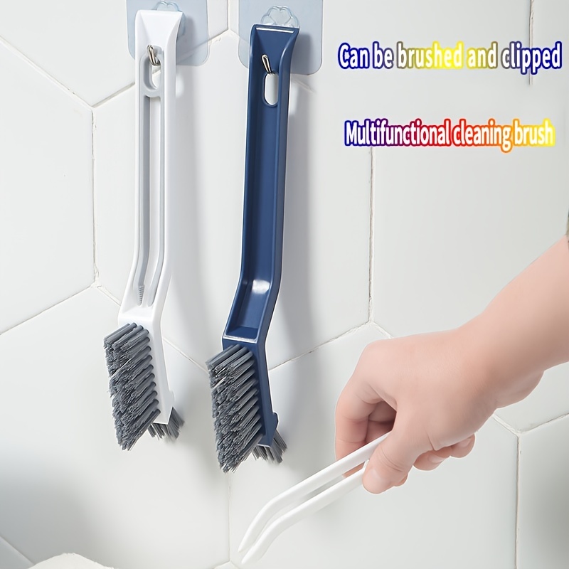 Handle Cleaning Brush Scrub Brush Floor Brush Retractable Crevice Floor  Bathroom Kitchen Bathroom Corner Cleaning Brush 